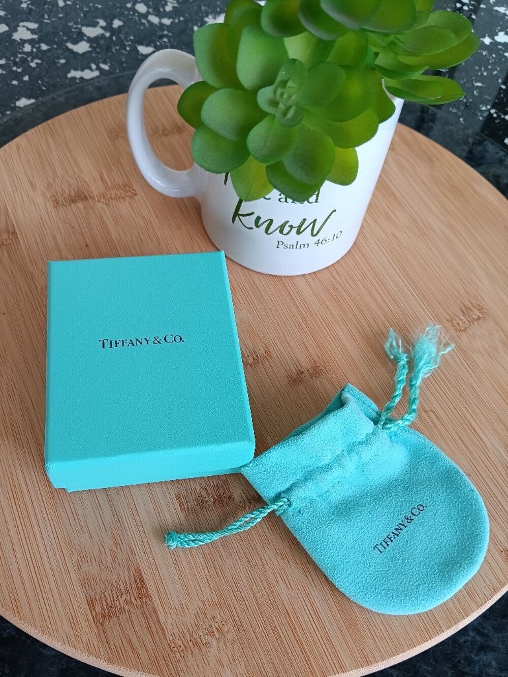 Tiffany & Co box and pouch
